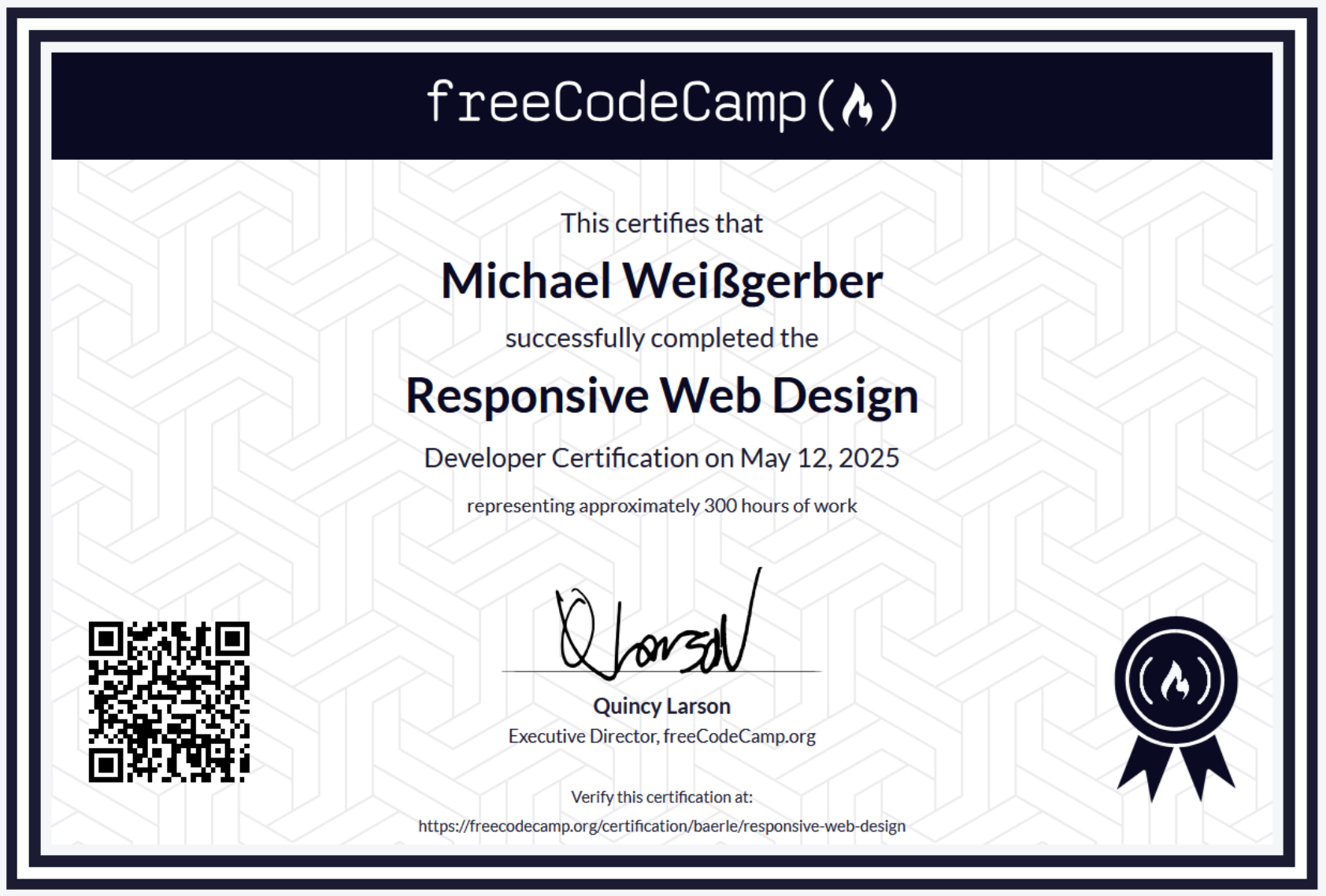 Responsive Web Design Zertifikat